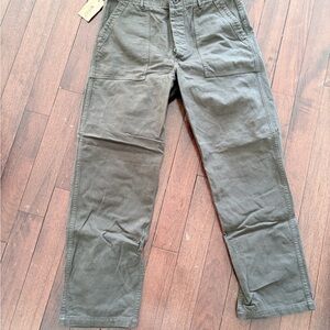 OrSlow Men's Fatigue Pants in Brushed Flannel